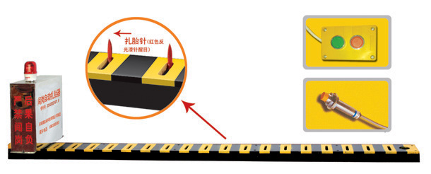 武汉江夏区V3嵌入式闯岗自动扎胎器/阻车器
